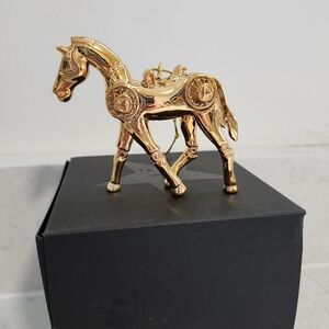 Beyoncé Gold Horse Christmas Chardonneigh Holiday Ornament Cowboy Carter New NIB